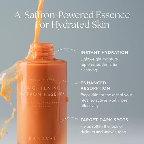 RANAVAT Radiant Rani Brightening Saffron Facial Essence - - Product Imagery