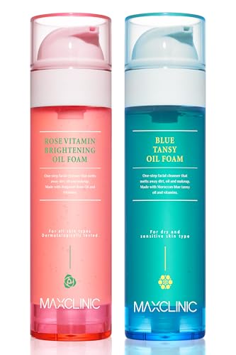 Rose Vitamin Blue Tansy Oil Foam Gift Set - MAXCLINIC Official Imagery - 1