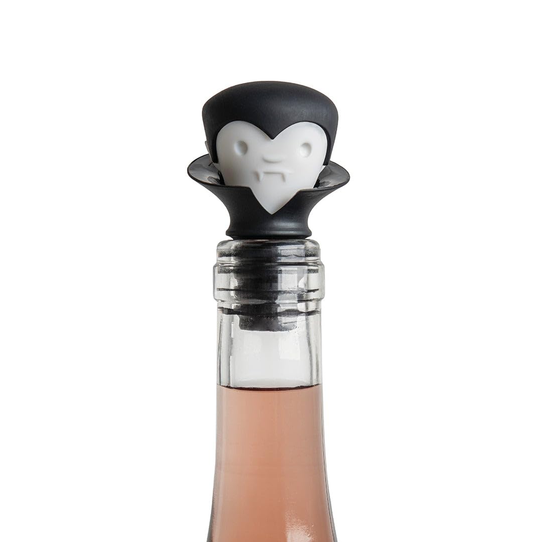 OTOTO 2 in 1 Wine Stopper & Pourer - Wine Cap, Wine Cork - Vampire, Ha - View 5