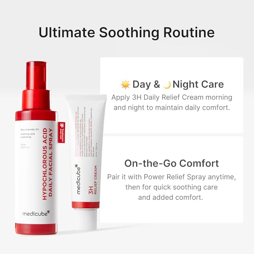 medicube 3H Daily Relief Cream for All Skin Types & After Spot - Product Imagery