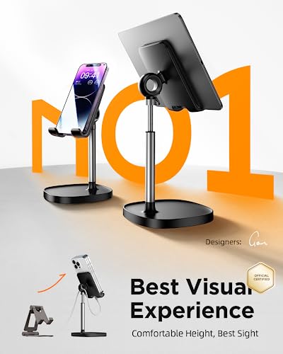 LISEN Cell Phone Stand Phone Holder for Desk, Office Decor - Product Imagery