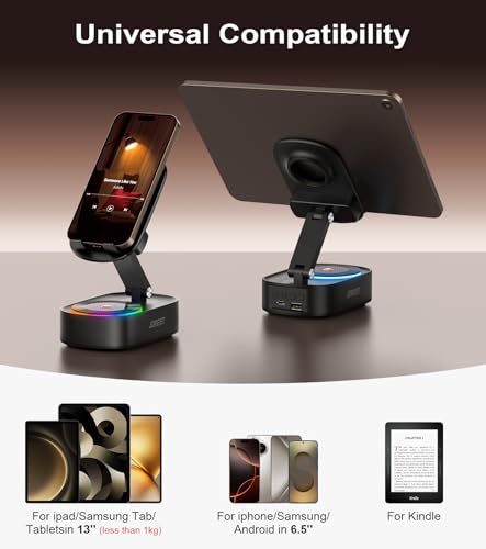 Jorest Wireless Induction Speaker, Phone Speaker Amplifier with - Product Imagery