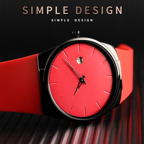 Fashion Wrist Watches for Men Casual Waterproof Unisex Analog - Product Imagery
