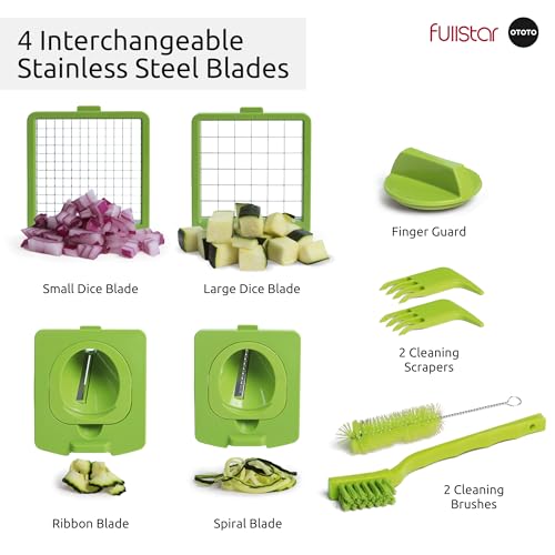Fullstar X OTOTO Croc Chop - Vegetable Chopper & Spiralizer - Product Imagery