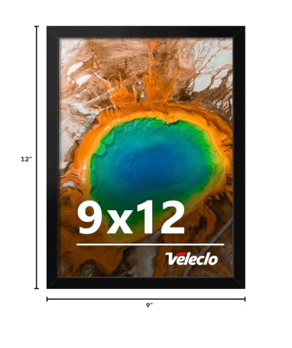 9 x 12 Picture Frame for Wall Display, 9x12 Black Picture Frame - Product Imagery