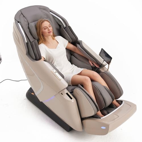4D Zero Gravity Massage Chair, No Assembly Heavy Duty SL Track - Product Imagery