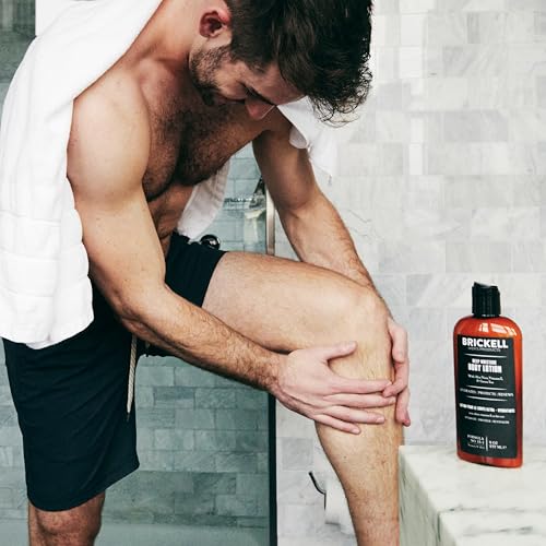 Brickell Men's Deep Moisture Body Lotion for Men, Protects and - Product Imagery