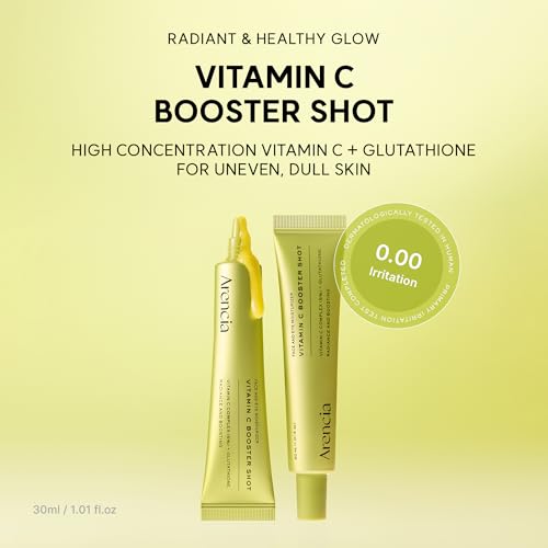 Arencia Vitamin C Booster Shot Serum with Glutathione, - Product Imagery