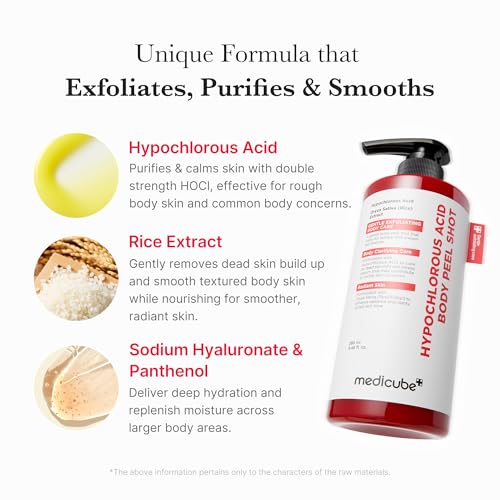 medicube Body Peel Shot with Hypochlorous Acid - Product Imagery
