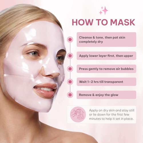 Salmon PDRN Collagen Mask – Korean Skin care Gel Face Mask for - Product Imagery