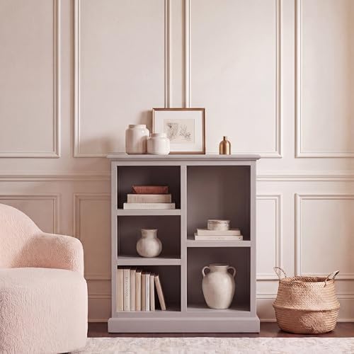 SAFAVIEH Furniture - Maralah 5-Shelf Storage Unit - Grey - Solid - Product Imagery