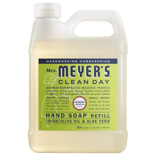 Mrs. Meyer's Clean Day, Hand Soap Refill, Lemon Verbena Scent,... - Elefair Tech Official Product View 1