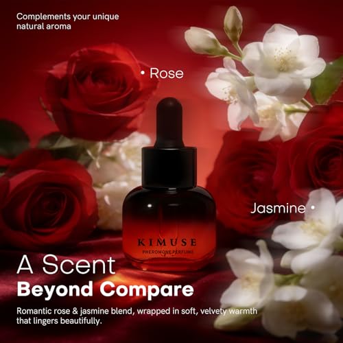 KIMUSE Pheromones Perfumes for Women, Rose & Jasmine Scent, 10 - Product Imagery