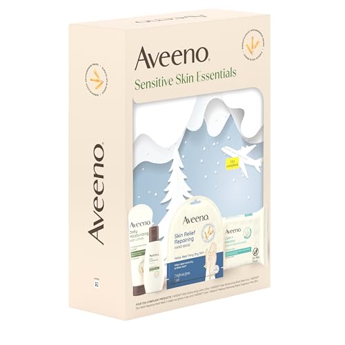 Aveeno Sensitive Skin Essentials Gift Set, 4 Items - Product Imagery
