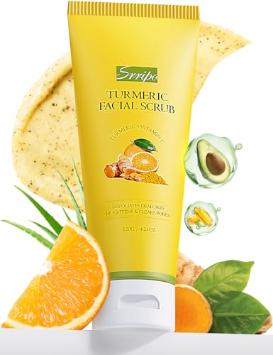Srripo Revitalizing Exfoliation Face Scrub with Vitamin C and Turmeric – Gentle - Srripo Official Product View 1