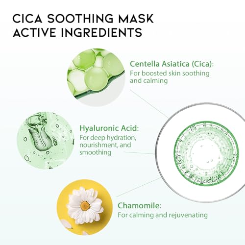 #OOTD 50Combo Vegan Sheet Mask with - Product Imagery