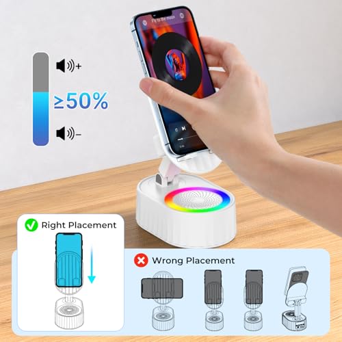AKLLCCR Wireless Induction Audio Bluetooth Speaker 5in1 Phone - Product Imagery