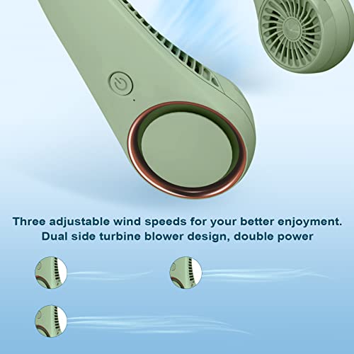 CIVPOWER Neck Fan: Portable Personal Neck Cooling Rechargeable - Product Imagery