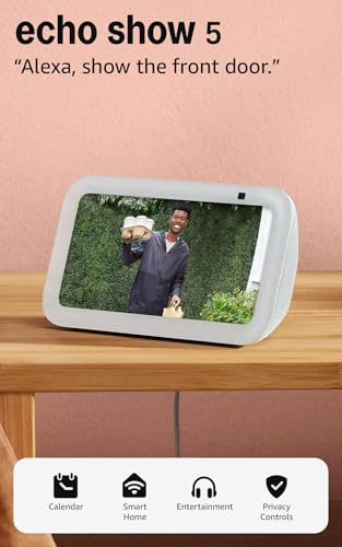 Amazon Echo Show 5 (newest model), Smart display, Designed for - Product Imagery