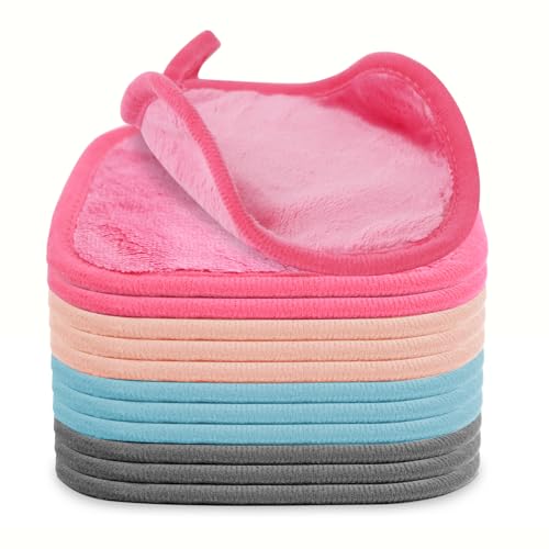 Puomue Makeup Remover Cloth 12 Pack, Ultra Soft and Reusable - Product Imagery