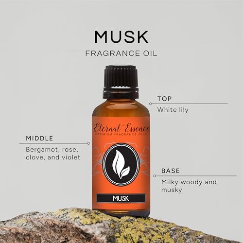 Musk Premium Grade Fragrance Oil - Scented Oil - 30ml - Product Imagery