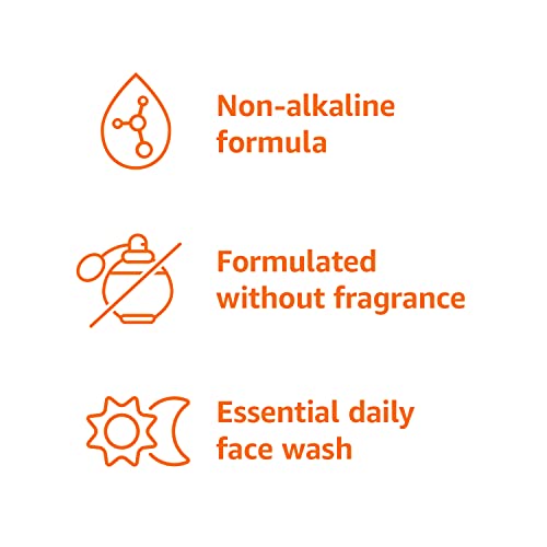 Amazon Basics Daily Facial Cleanser, Face Wash, Fragrance Free, - Product Imagery