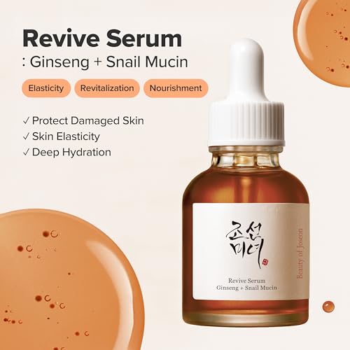 Beauty of Joseon Revive Snail Mucin Ginseng Serum Hydrating - Product Imagery