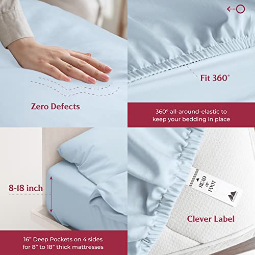 Mayfair Linen 100% Egyptian Cotton Sheets Full Size - Luxury 800 - Product Imagery