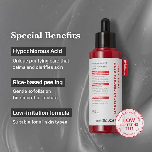 medicube Peel Shot with Hypochlorous Acid for Pores & Blackheads - Product Imagery