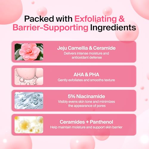 Meebak Camellia Cream, Daily Exfoliating Pore Cream, Night Cream - Product Imagery