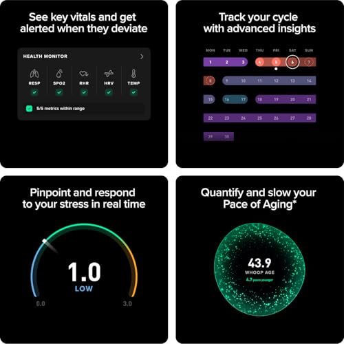 WHOOP 5.0/MG Activity Tracker - 12 Month Membership - Health and - Product Imagery