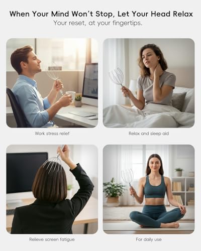 Winyoung Head Massager Scalp, Electric Scalp Massager with 20 - Product Imagery