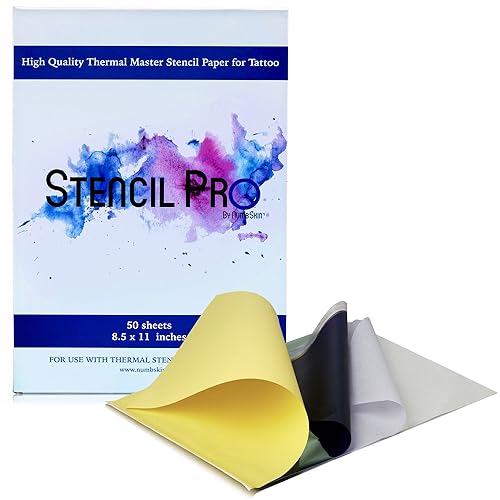 Numbskin Tattoo Transfer Paper 50 Sheets Tattoo Stencil - Numbskin Official Imagery - 1