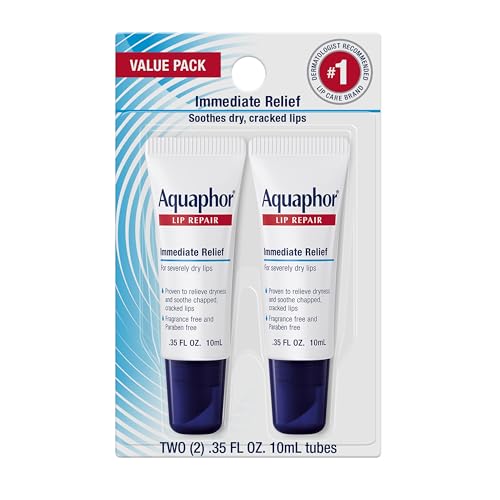 Aquaphor Lip Repair Ointment, Value Pack, 2 x 0.35 FL OZ - Aquaphor Official Product View 1