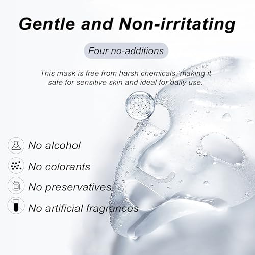 8pcs Collagen Face Mask, Hydrogel Overnight Face Mask for - Product Imagery