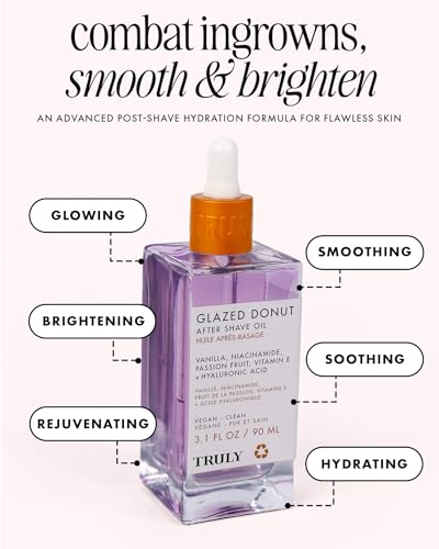 Truly Beauty Luxury After Shave Oil | Soothing Treatment for - Product Imagery