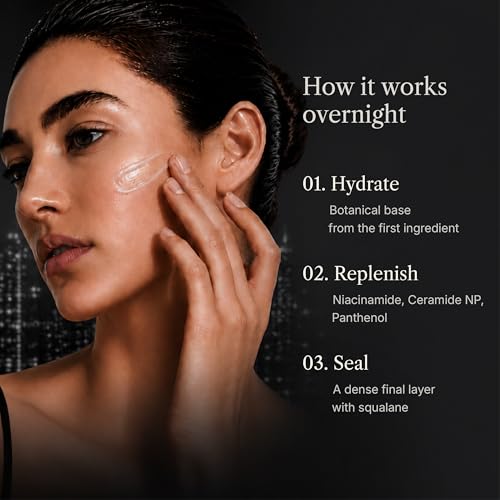 Overnight Face Mask, Hydrating Sleeping Mask for Dry Skin, Night - Product Imagery
