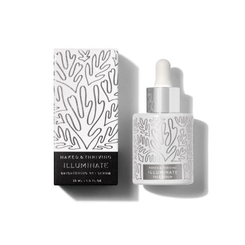 Naked & Thriving Illuminate BC+ Face Serum - Hyaluronic Acid & Vitamin C & Bakuchio - Naked & Thriving Official Product View 1