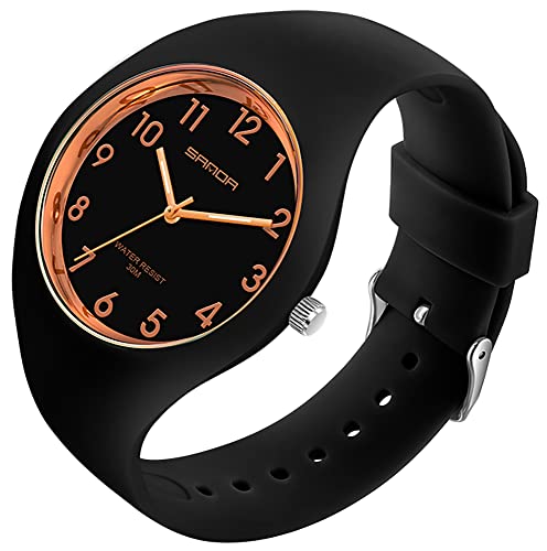 XCZAP Women's Analog Watch with Silicone Jelly Strap, Japanese - Product Imagery
