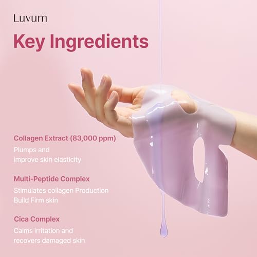 LUVUM Slow Aging Phyto Collagen Gel Mask, Collagen, Overnight - Product Imagery
