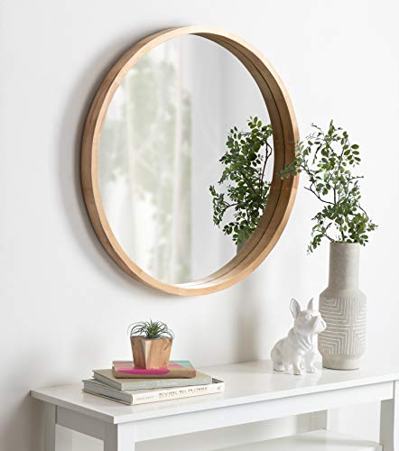 Kate and Laurel Hutton Round Decorative Large Modern Wood Frame - Product Imagery