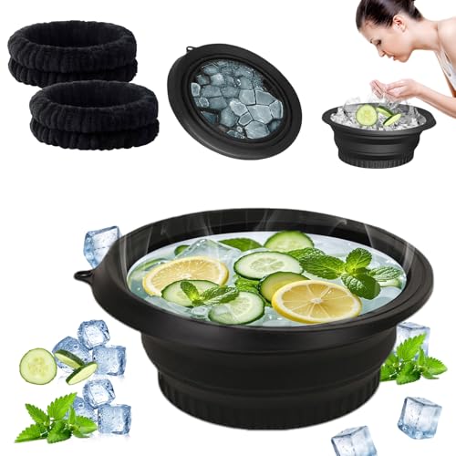 Face Bowl for Ice Has Built-In Ice Tray,Ice Bowl for Face is - Product Imagery
