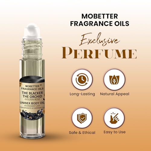 MOBETTER FRAGRANCE OILS The Blacker The Orchid Golden Rose - Product Imagery
