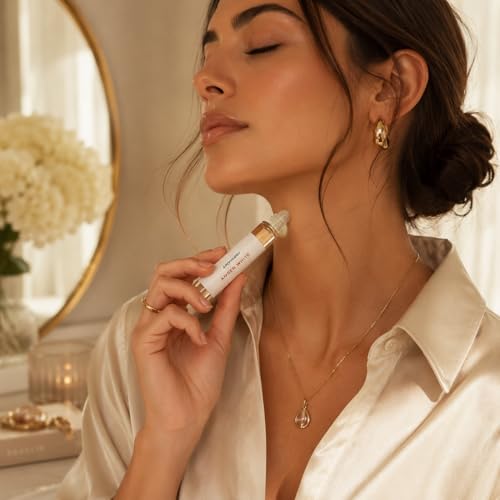 Anthology Amber White Perfume Oil Roll on, Vanilla 28 scent, 0.3 - Product Imagery