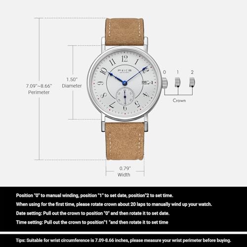 FEICE Men’s Watches Bauhaus Design Automatic Watch Waterproof - Product Imagery