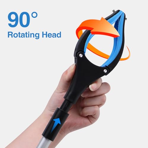 2-Pack Grabber Reacher Tool, 32 Inch Extra Long Steel Foldable - Product Imagery