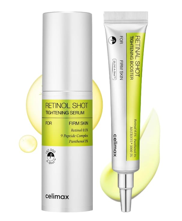 celimax Retinal Booster 15ml + Retinol Serum 30ml - Product Imagery