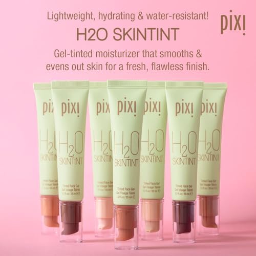 Pixi H2O SkinTint | Tinted Face Gel Moisturizer | Lightweight - Product Imagery