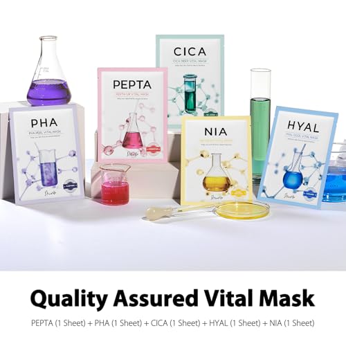 11 Combo Pack A+B Vital & Essential Face Mask Sheet 11 Types - Product Imagery