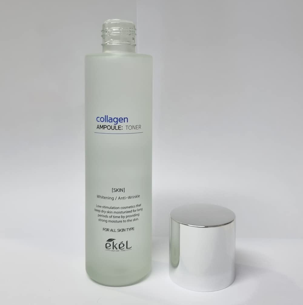 EKEL Collagen Skincare Set, Anti-Wrinkle Toner Emulsion Cream, - 3W Clinic